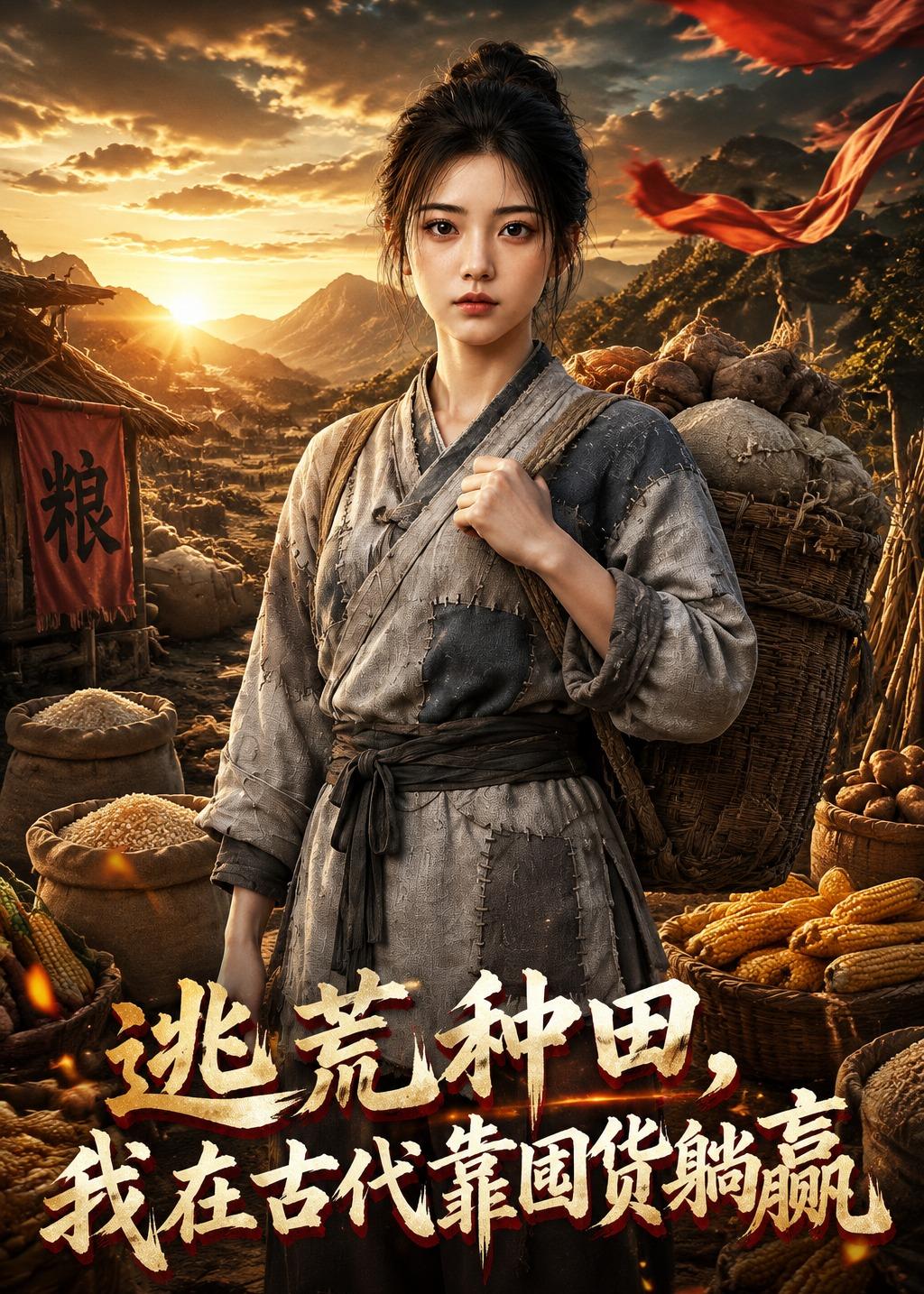 逃荒种田，我在古代靠囤货躺赢